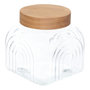 Voir la diapositive 1 : FIVE Bocal de Conservation en Verre  Arche  2,4L Transparent