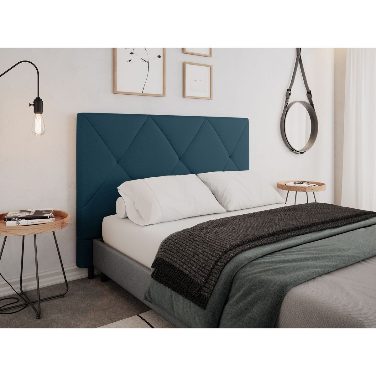 Tête de lit 145cm tissu VIVA