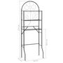 Voir la diapositive 6 : VIDAXL Etagere de toilette Noir 60x33x174 cm
