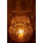 Voir la diapositive 3 : Paris Prix Vase Design en Verre  Diamant  28cm Jaune