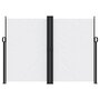 Voir la diapositive 3 : VIDAXL Auvent lateral retractable blanc 180x1000 cm