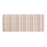 Douceur d'Intérieur Tapis de bain ultra absorbant effet bois - 50 x 120 cm