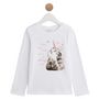 Voir la diapositive 1 : IN EXTENSO T-shirt manches longues chat fille