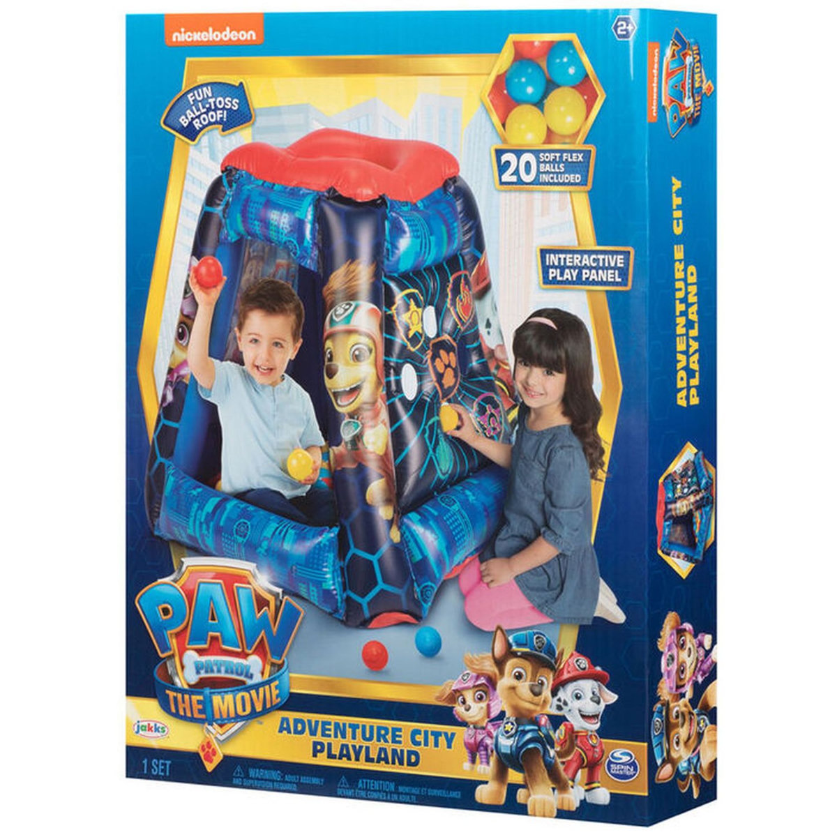 JAKKS PACIFIC Aire de jeu avec balles Pat Patrouille