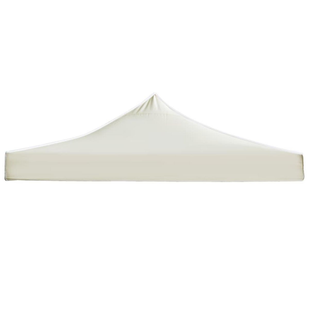 VIDAXL Toit de tente de reception 3 x 6 m Creme