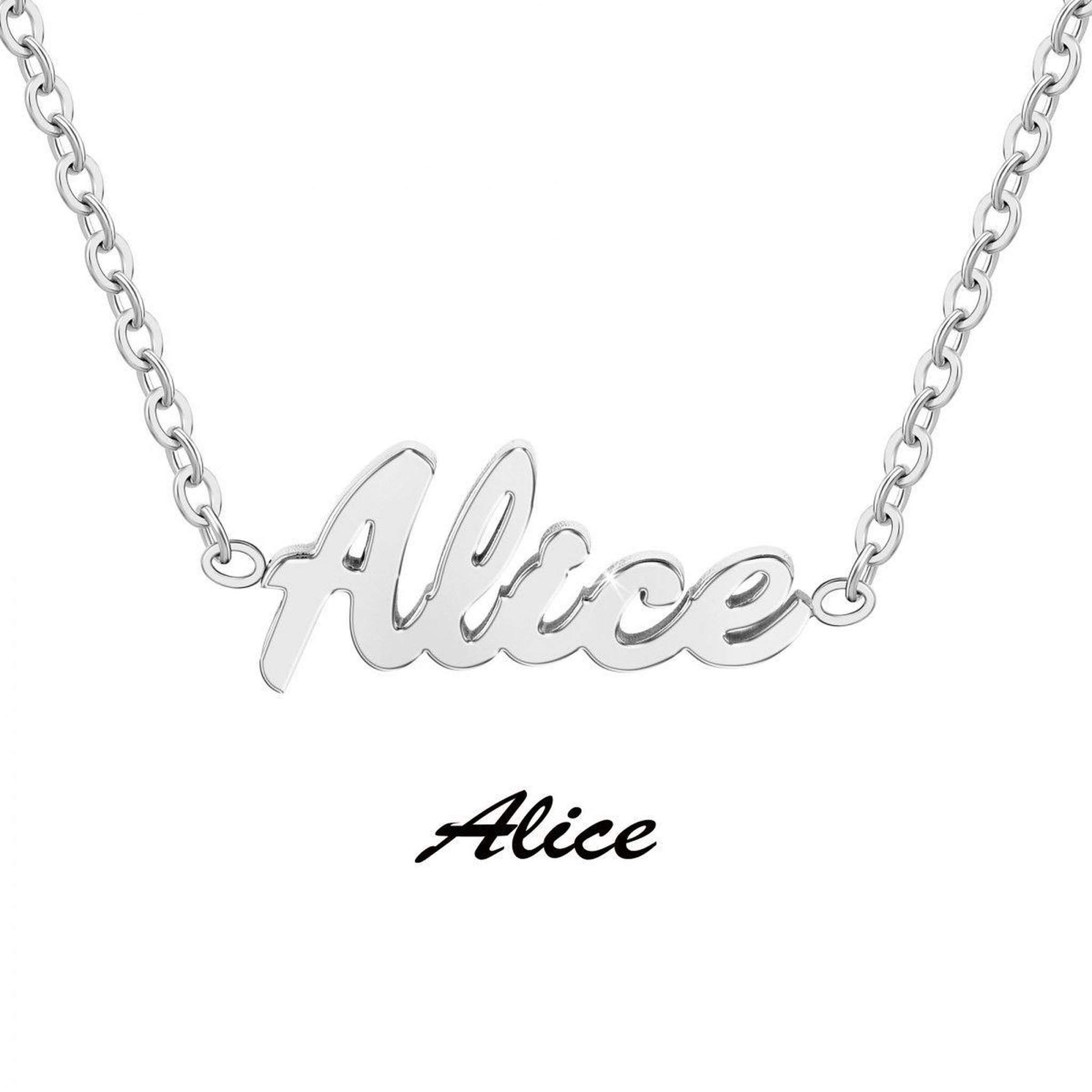 Voir la diapositive 3 : SC CRYSTAL Alice - Collier prénom