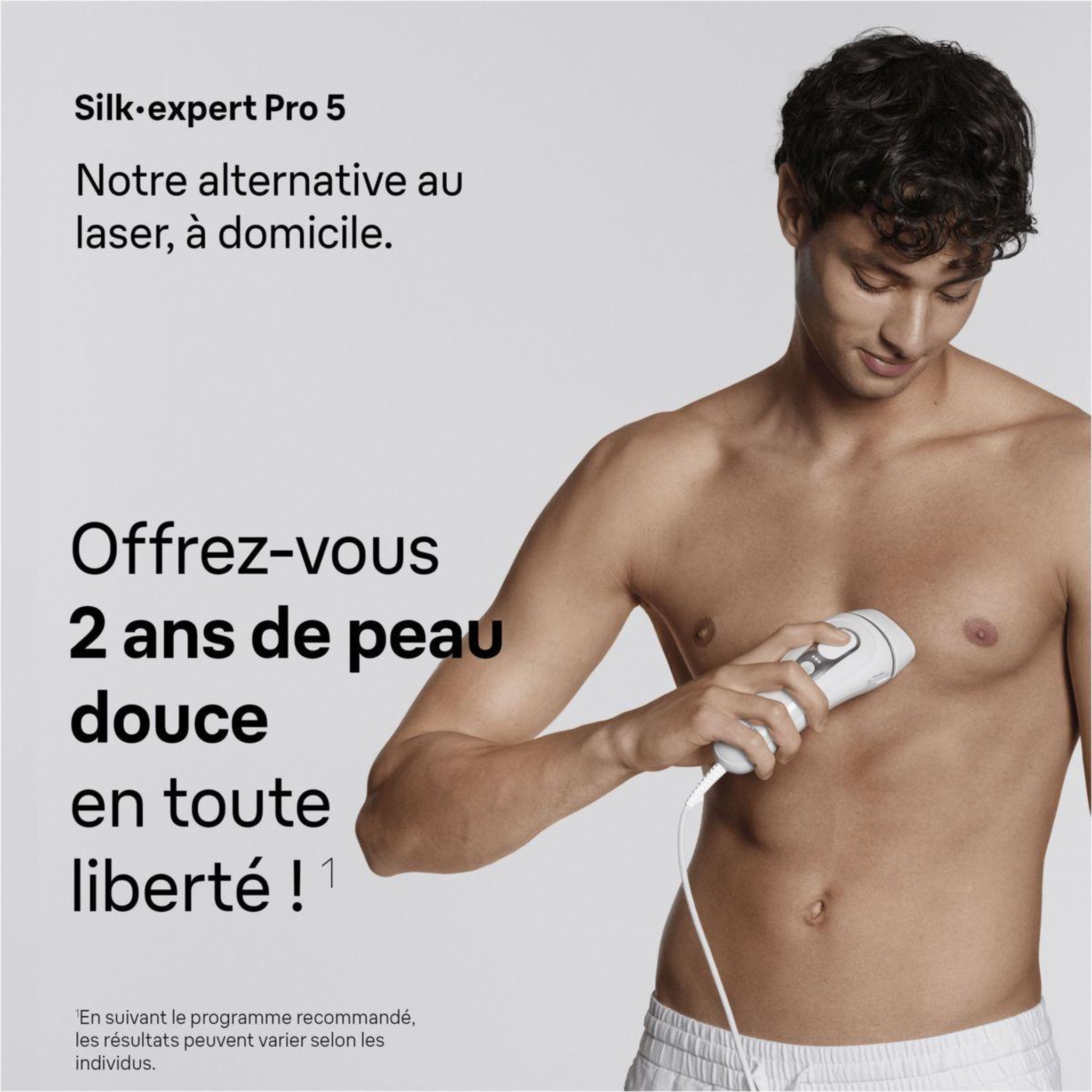 Voir la diapositive 2 : BRAUN Epilateur lumière pulsée IPL PL5234 2 têtes, 1 rasoir Gillette Venus, une pochette