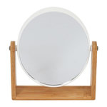 Paris Prix Miroir en Bambou  Double Face  21cm Naturel