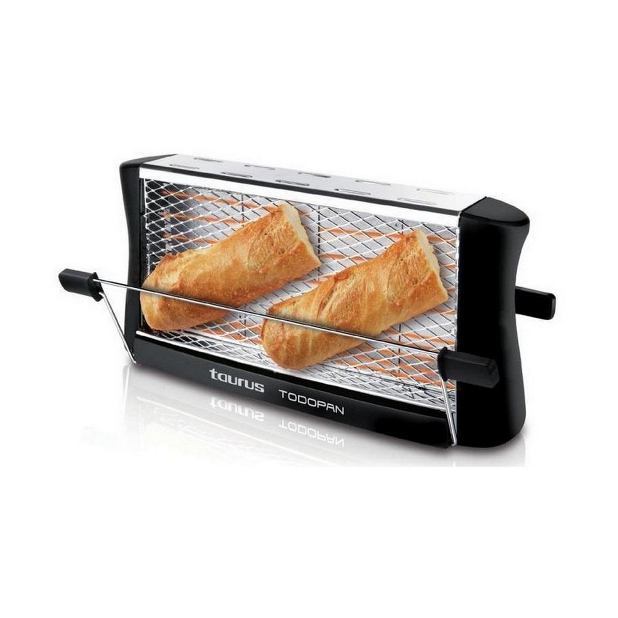 Taurus Grille-pains 2 fentes 700w noir - todopan