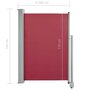 Voir la diapositive 6 : VIDAXL Auvent lateral retractable de patio 120x300 cm Rouge