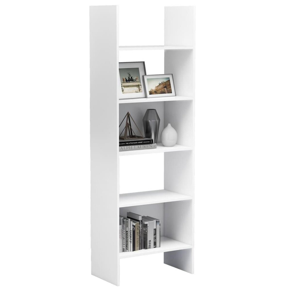 VIDAXL Bibliotheque Blanc 60x35x180 cm Bois d'ingenierie