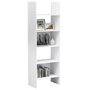 Voir la diapositive 5 : VIDAXL Bibliotheque Blanc 60x35x180 cm Bois d'ingenierie