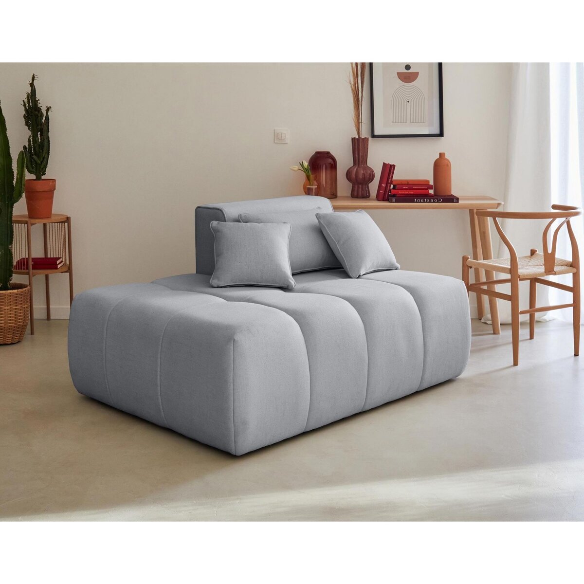 LISA DESIGN Caracas - module d'assise gauche - en tissu