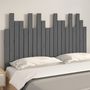 Voir la diapositive 3 : VIDAXL Tete de lit murale Gris 127,5x3x80 cm Bois massif de pin