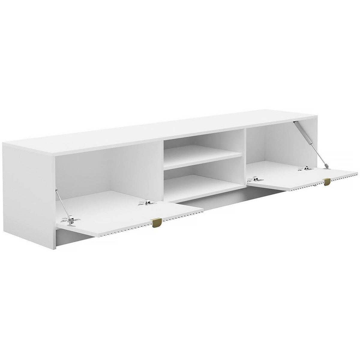 Habitat et Jardin Meuble TV  Tireno  -  180 cm X 40 cm X 40 cm - Blanc