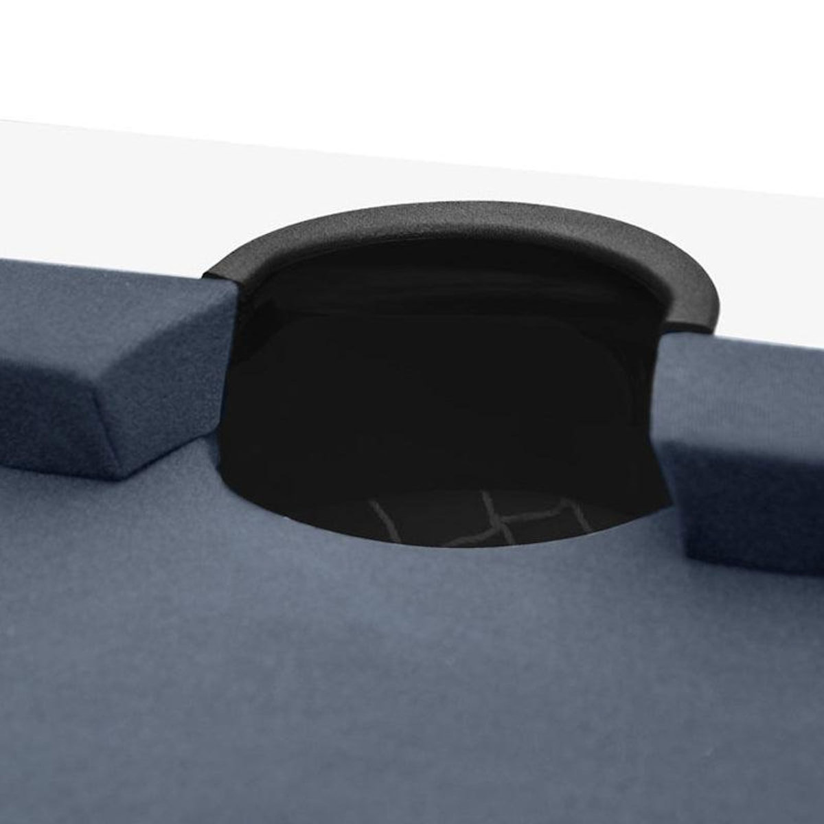Rendez vous déco Table de billard convertible blanche tapis gris-Eddie