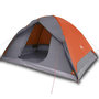 Voir la diapositive 2 : VIDAXL Tente de camping a dome 6 personnes orange impermeable