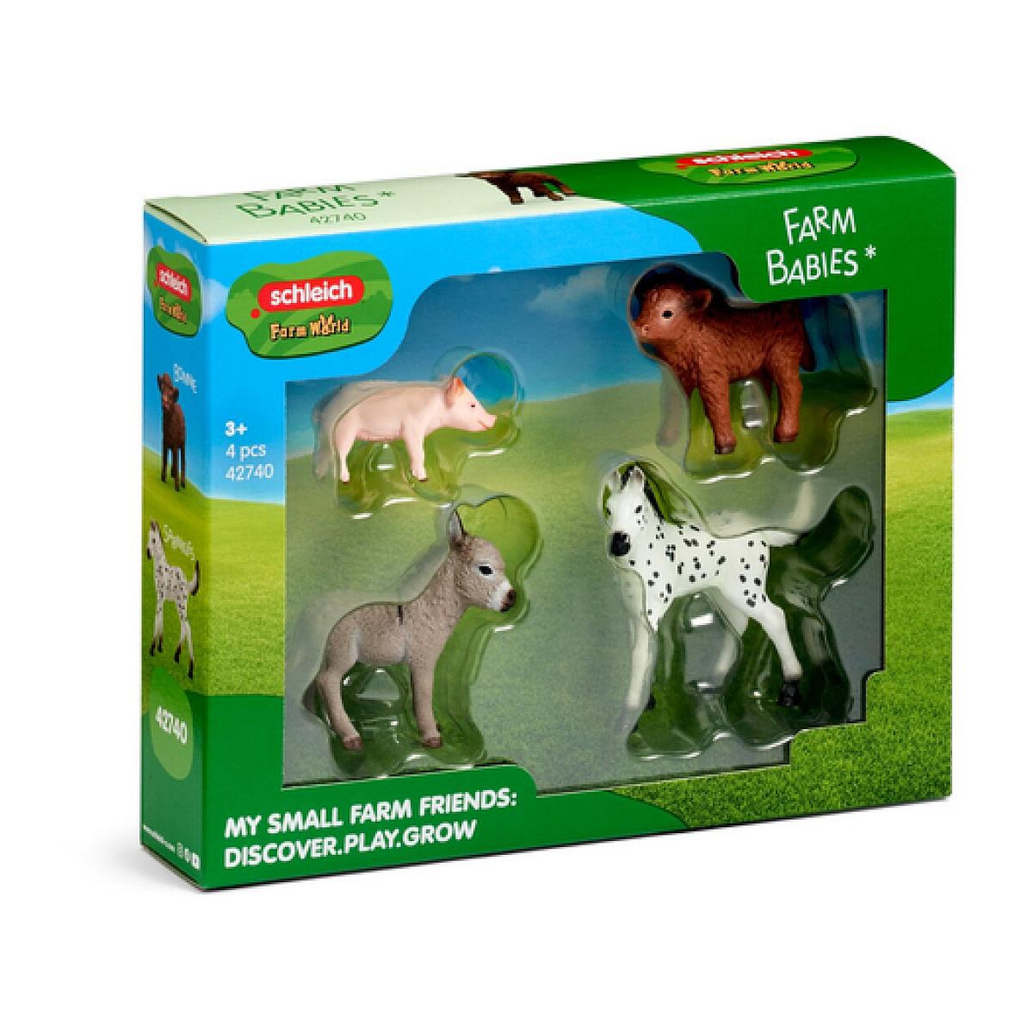 Voir la diapositive 2 : Schleich 42740 FARM WORLD Mes premiers bebe animaux