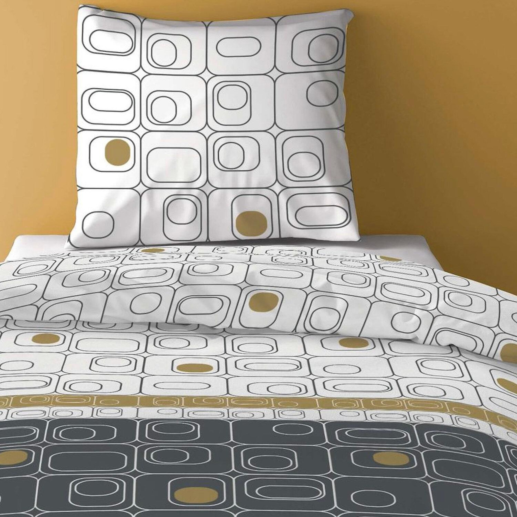 Voir la diapositive 4 : Les Ateliers du Linge Parure housse de couette niagara