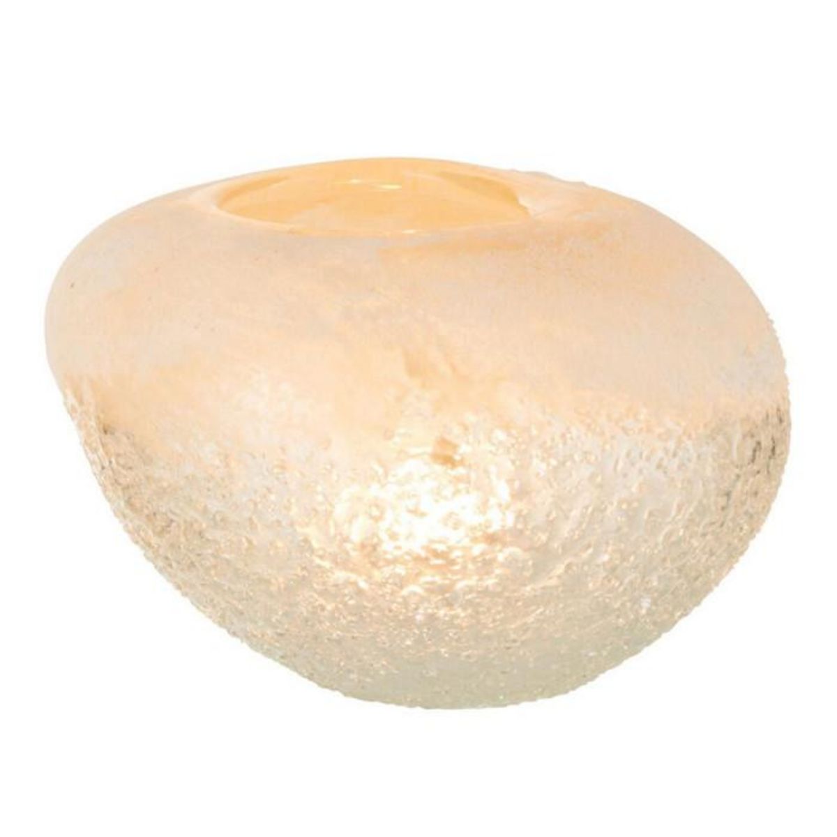 Paris Prix Vase Boule en Verre  Sumina  13cm Beige