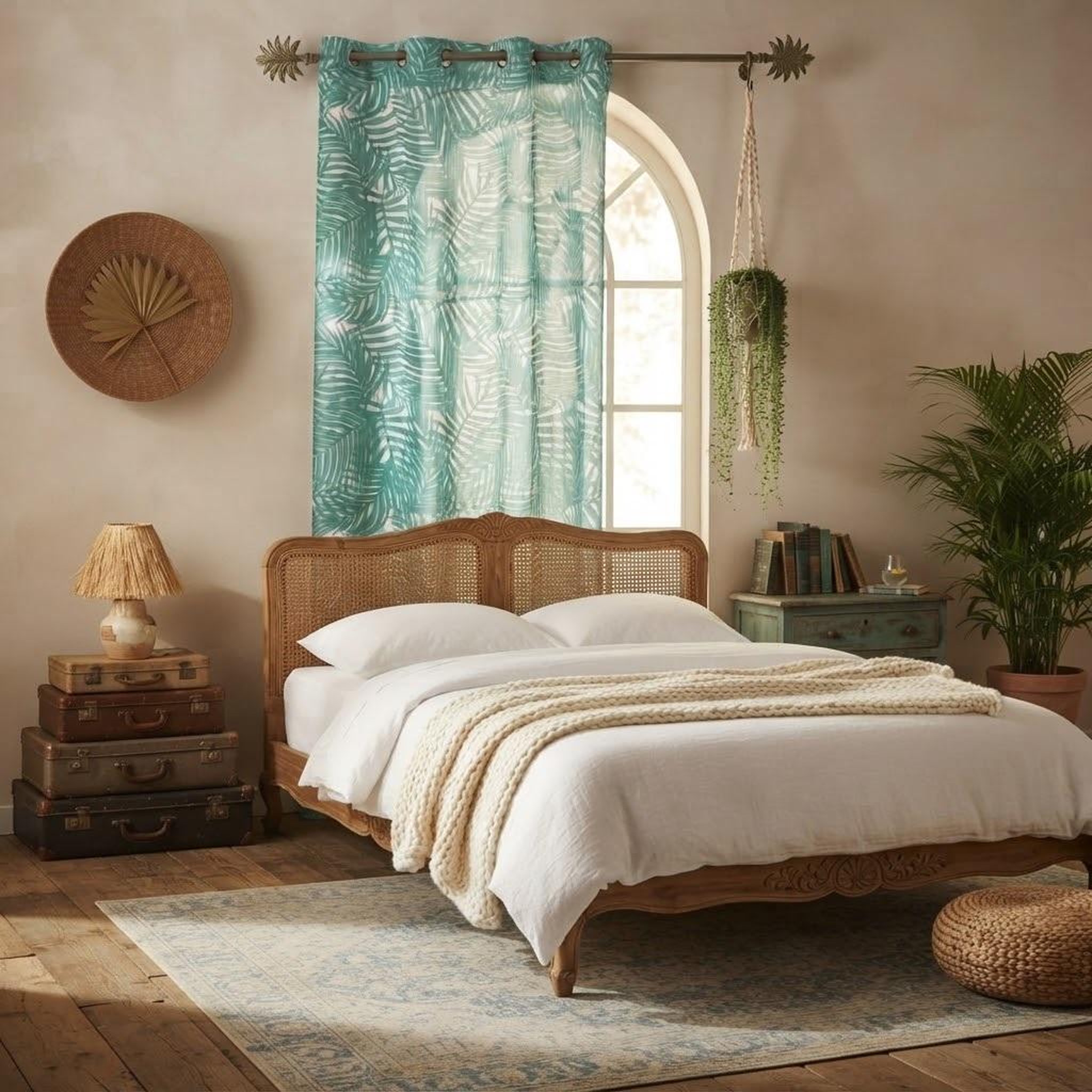 Voir la diapositive 4 : Eden Voilage a oeillets eucalys design et moderne