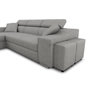Voir la diapositive 6 : Canapé d'angle convertible réversible 5 places avec niche de rangement fixe à droite tissu STYL 