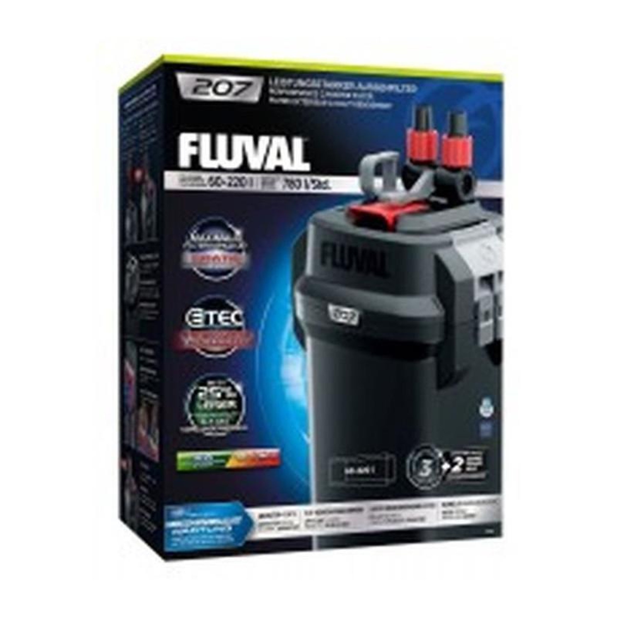 Voir la diapositive 2 : Fluval FLUVAL Serie 7 207 Filtre dexterieur pour aquarium