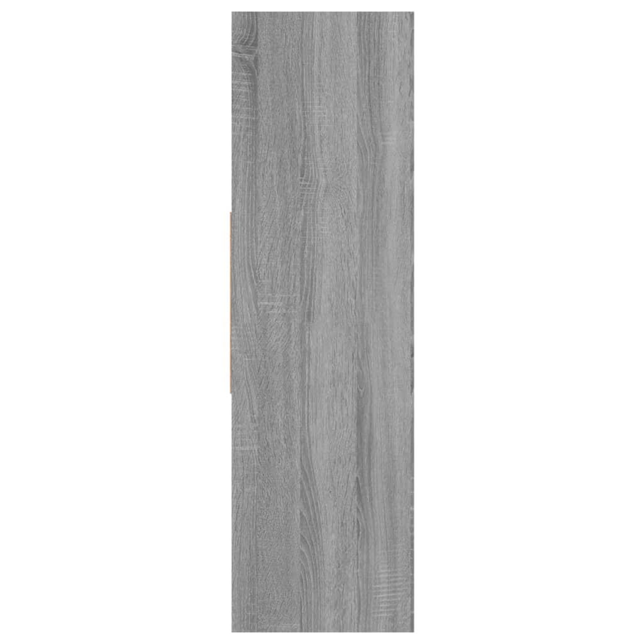 Voir la diapositive 5 : VIDAXL Bibliotheque Sonoma gris 97,5x29,5x100 cm Bois d'ingenierie