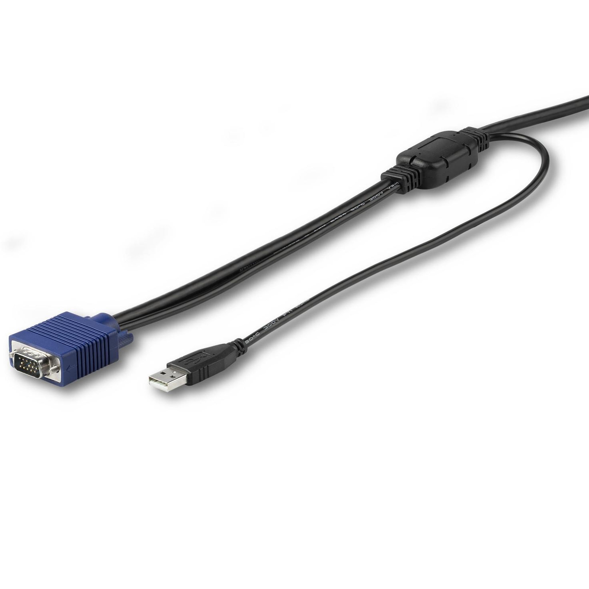 Voir la diapositive 3 : Startech Startech.com câble switch kvm usb vga de 4,6 m pour consoles