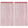 Voir la diapositive 2 : VIDAXL Rideau en fils 2 pcs 140 x 250 cm rose
