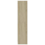 Voir la diapositive 5 : VIDAXL Bibliotheque 3 niveaux Sonoma 60x24x109 cm Bois d'ingenierie