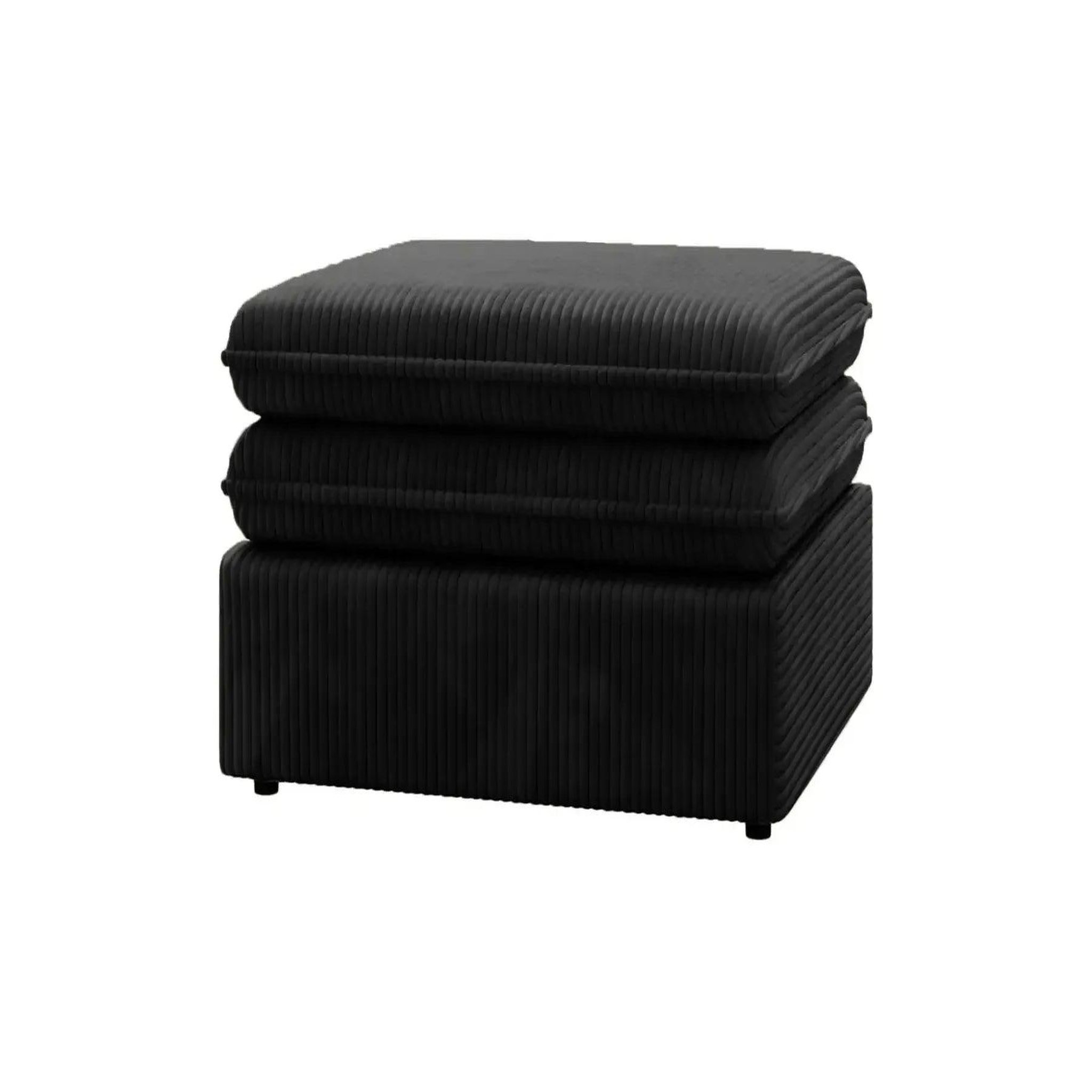 Voir la diapositive 4 : CASANOVA PARIS Oscar - pouf velours cotelé