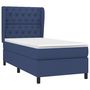 Voir la diapositive 3 : VIDAXL Sommier a lattes de lit avec matelas Bleu 80x200 cm Tissu