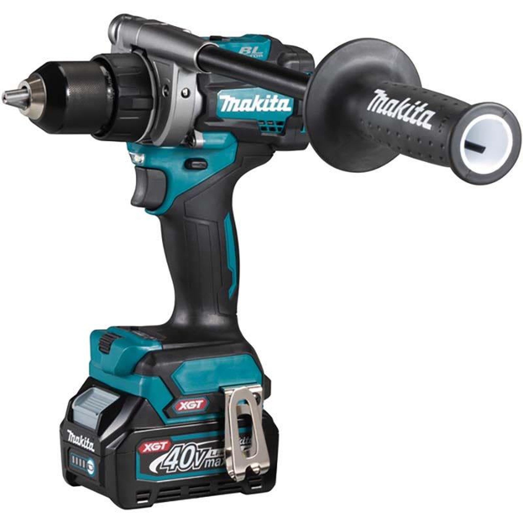 MAKITA Perceuse visseuse 40v max li-ion xgt ø 13 mm + 2 batteries 2,5 ah + chargeur