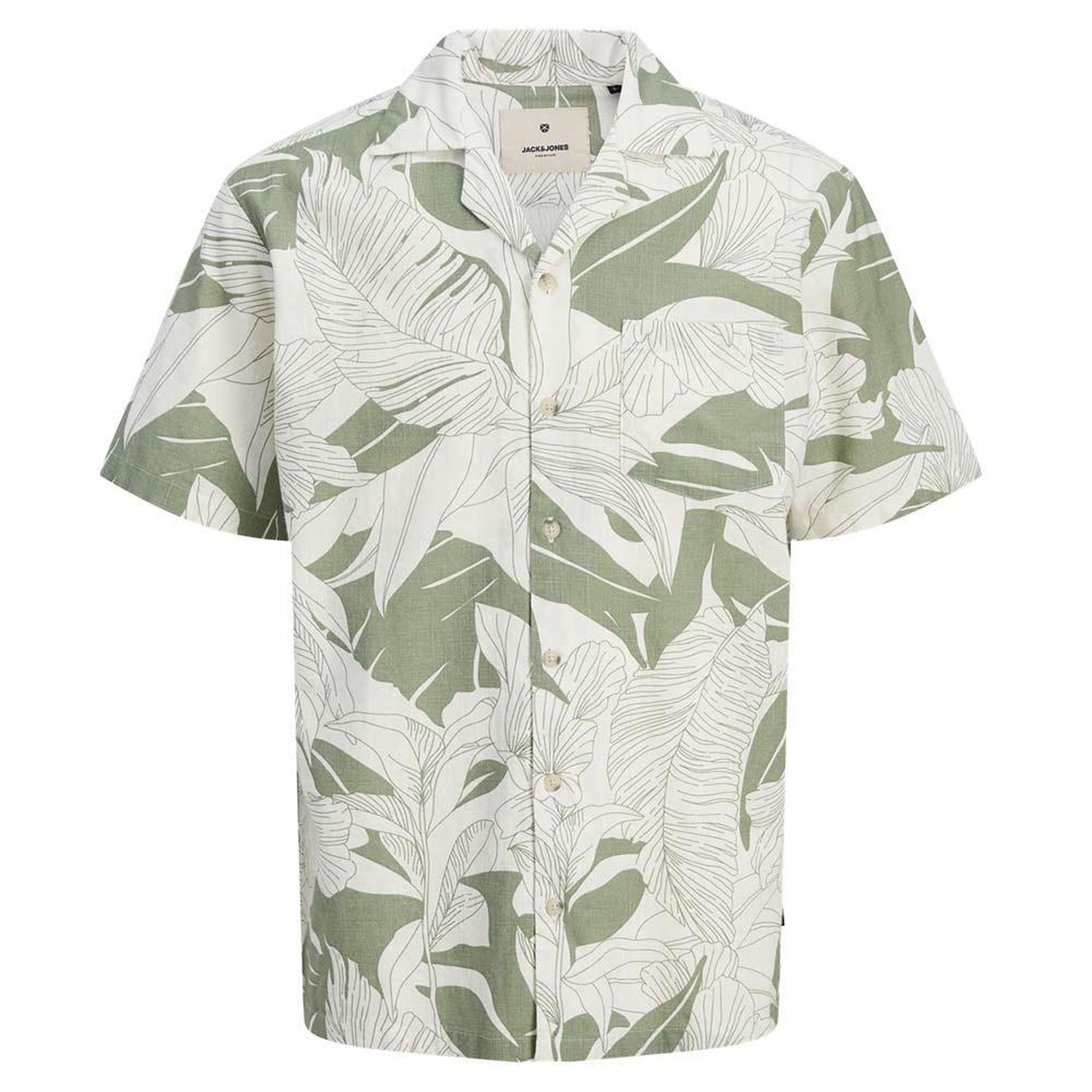 Voir la diapositive 5 : Jack & Jones Chemise Verte/Beige Homme Jack & Jones Blubahamas