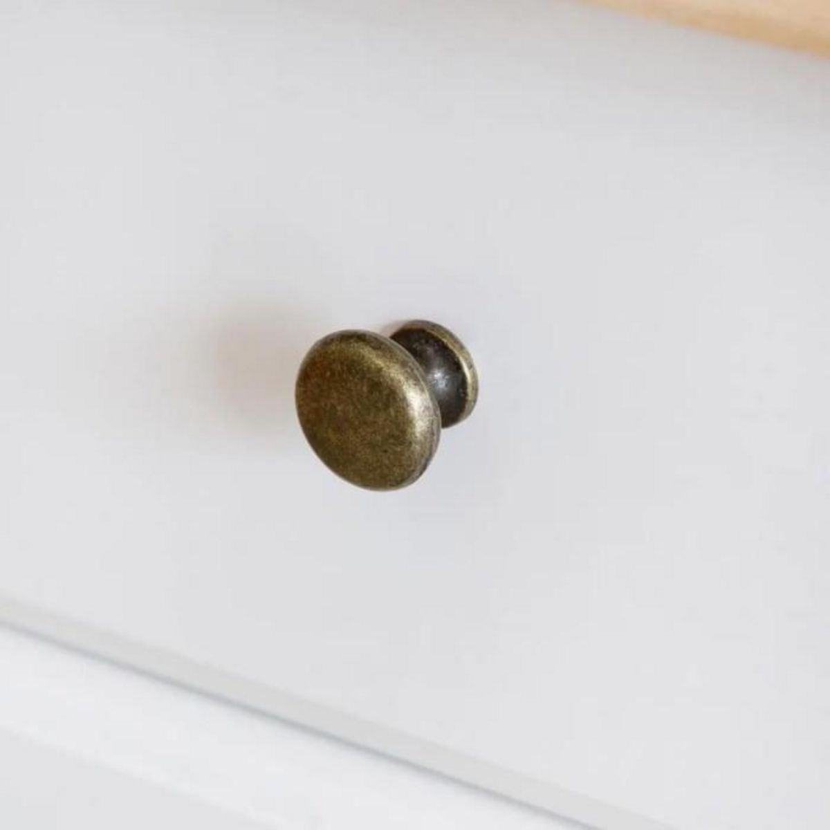 ATMOSPHERA Bureau 2 Tiroirs Design  Solen  120cm Blanc