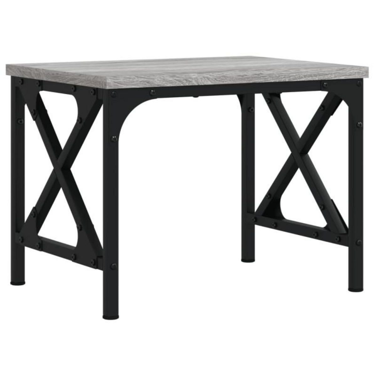 VIDAXL Support d imprimante sonoma gris 40x30x31 cm bois d ingénierie