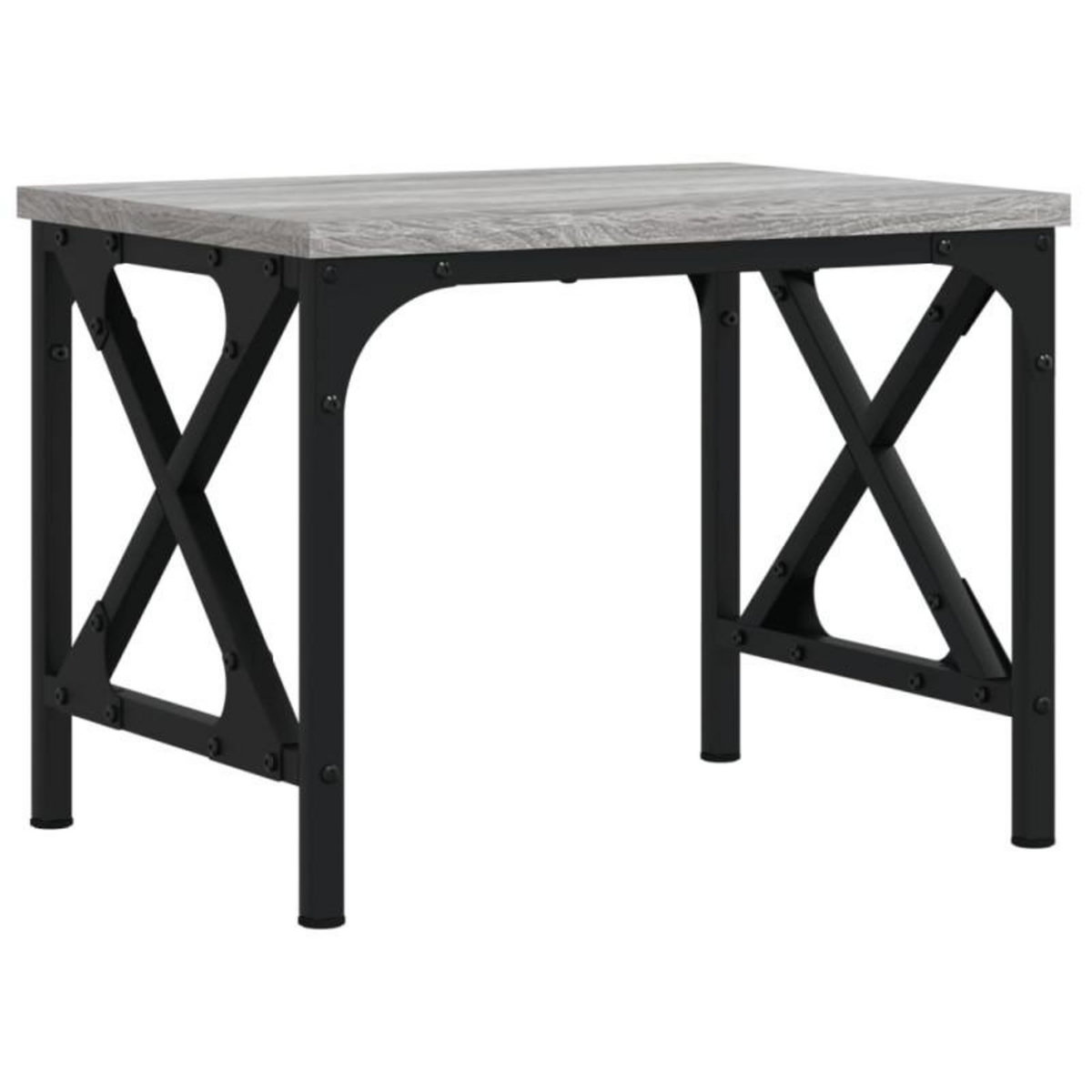 VIDAXL Support d imprimante sonoma gris 40x30x31 cm bois d ingénierie