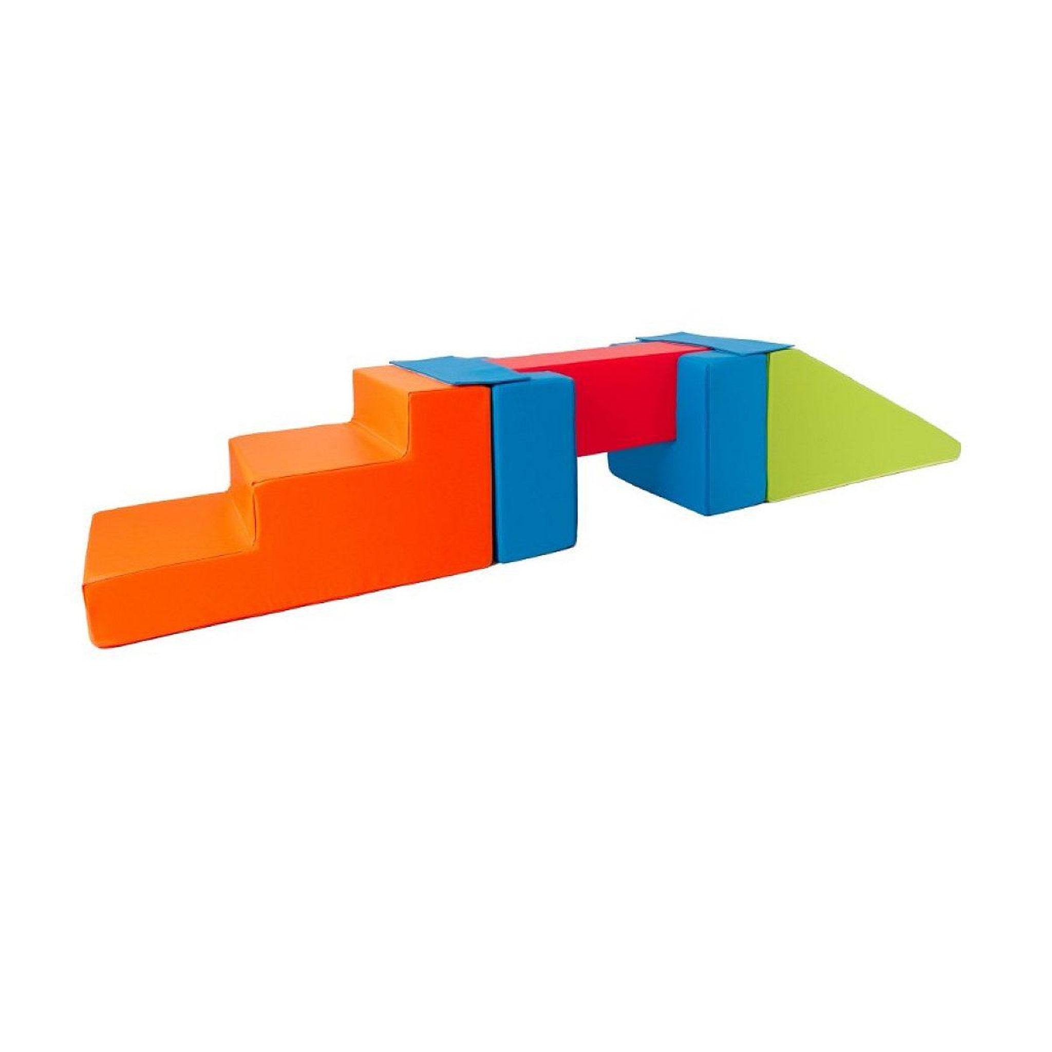 VELINDA Passerelle 5 blocs vert rouge bleu marine orange