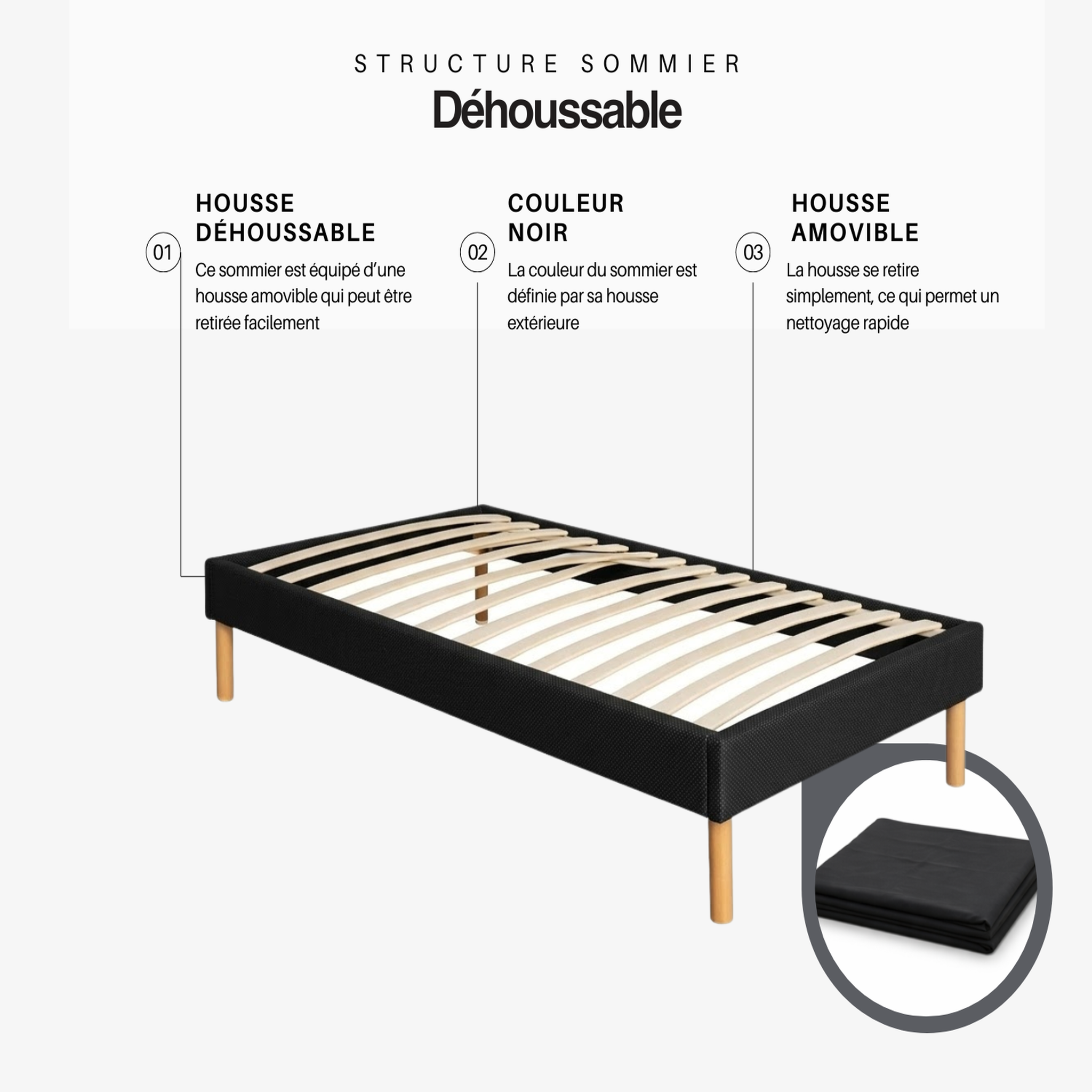Voir la diapositive 5 : KING OF DREAMS Ensemble Sommier Tapissier et Matelas Latex Accueil Moelleux