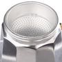 Voir la diapositive 2 : SECRET DE GOURMET Cafetière Italienne  6 Tasses  18cm Argent