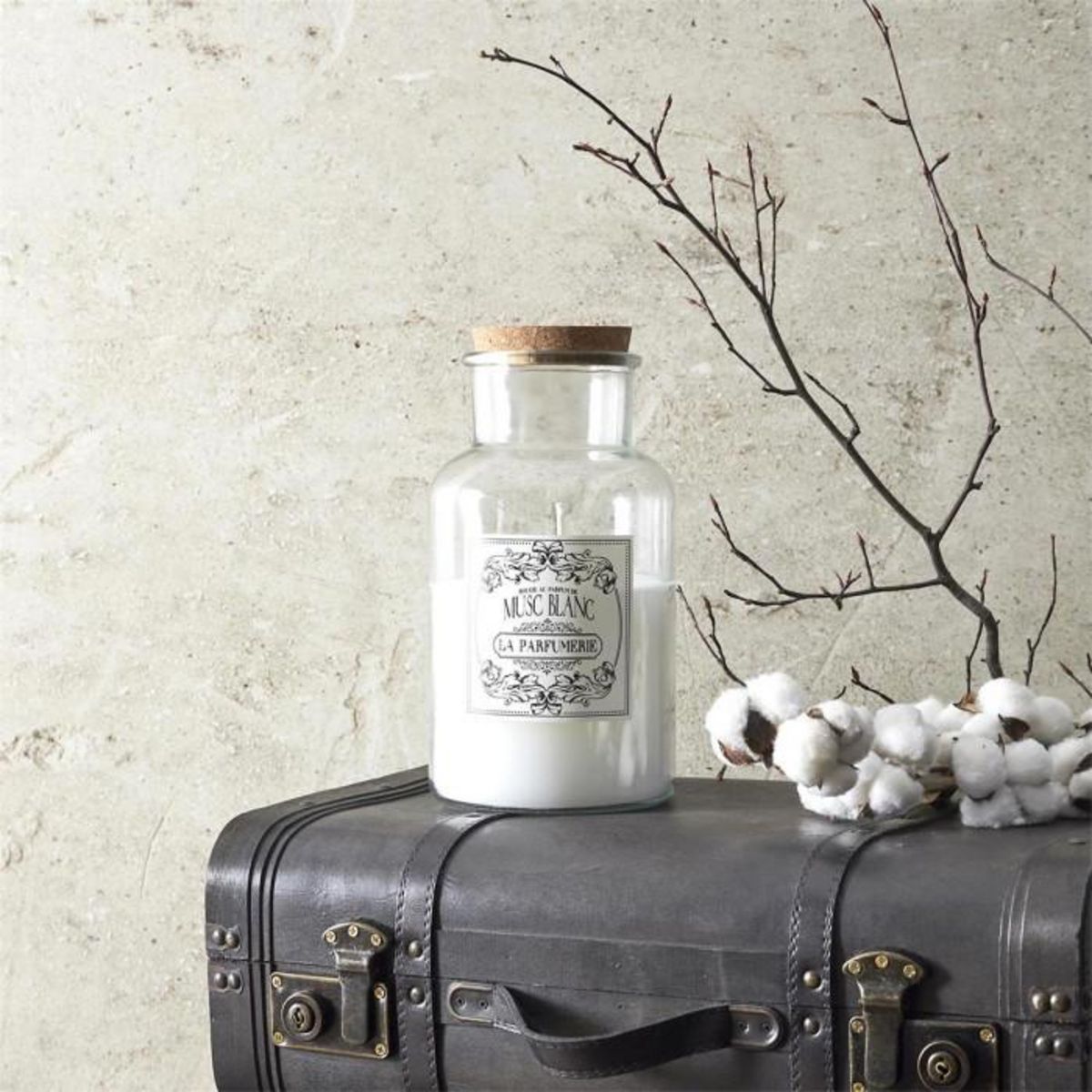 Paris Prix Bougie Parfumée Déco  Maison Tradition  1400g Musc