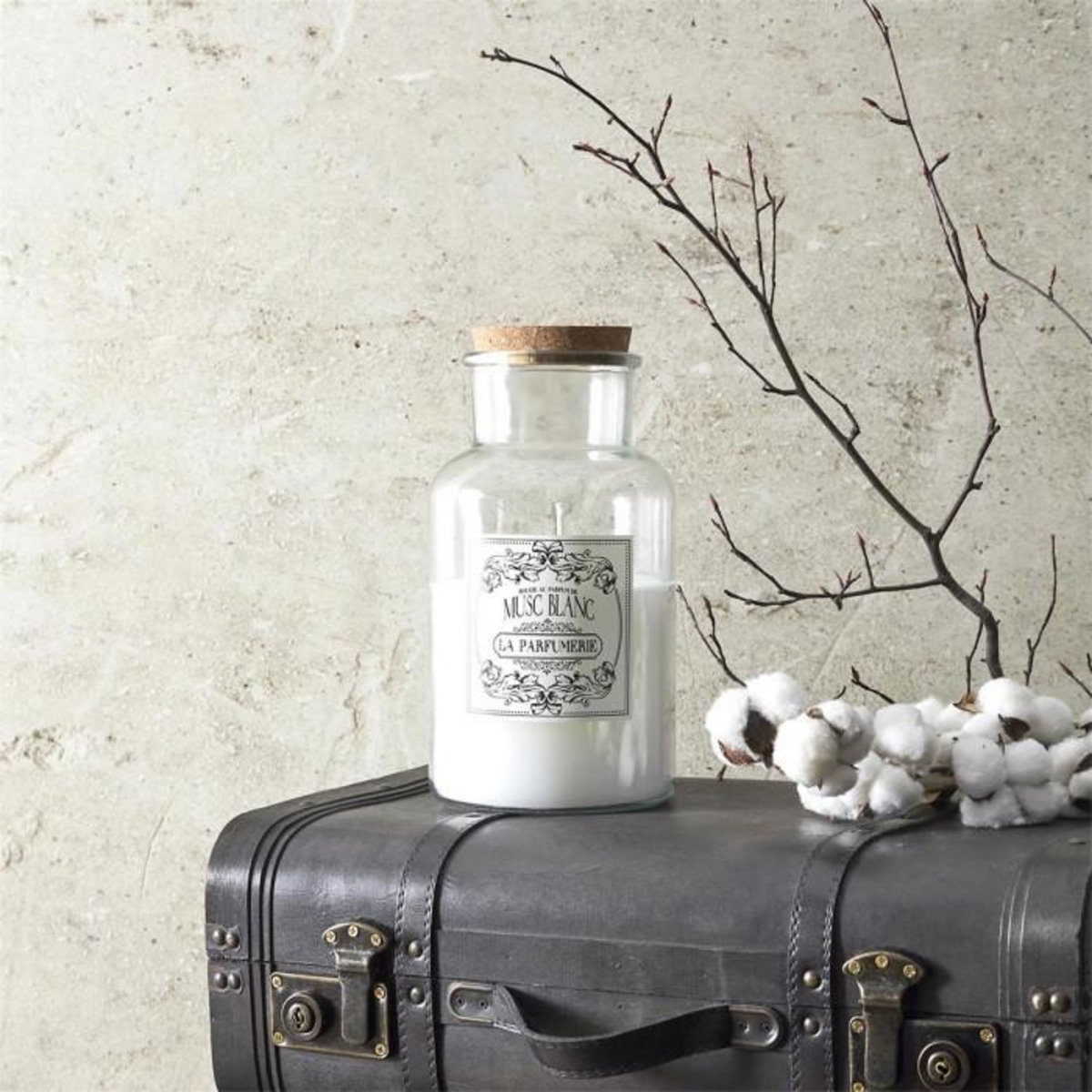 Paris Prix Bougie Parfumée Déco  Maison Tradition  1400g Musc