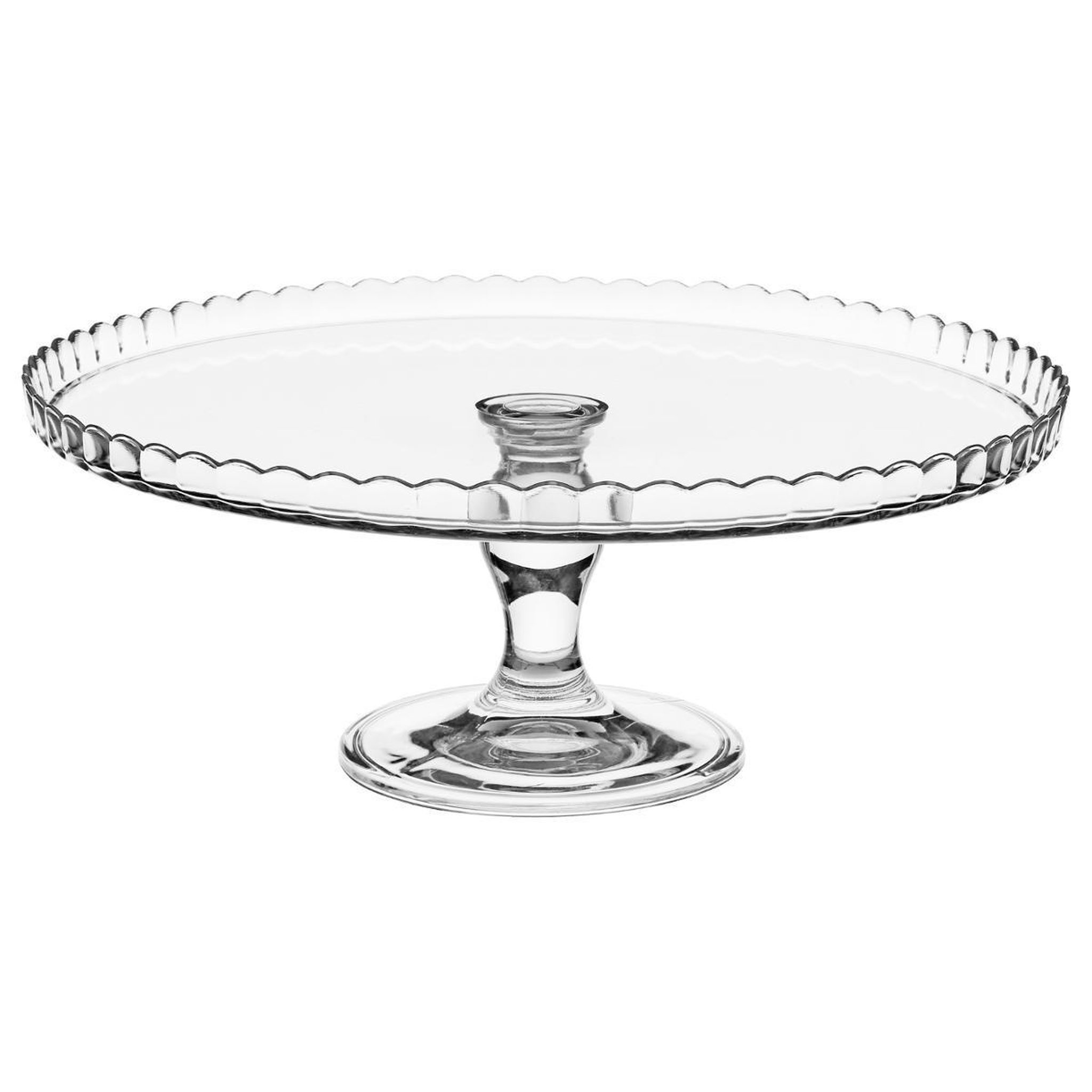 Voir la diapositive 2 : SECRET DE GOURMET Présentoir à gâteau avec cloche  lara  32cm transparent