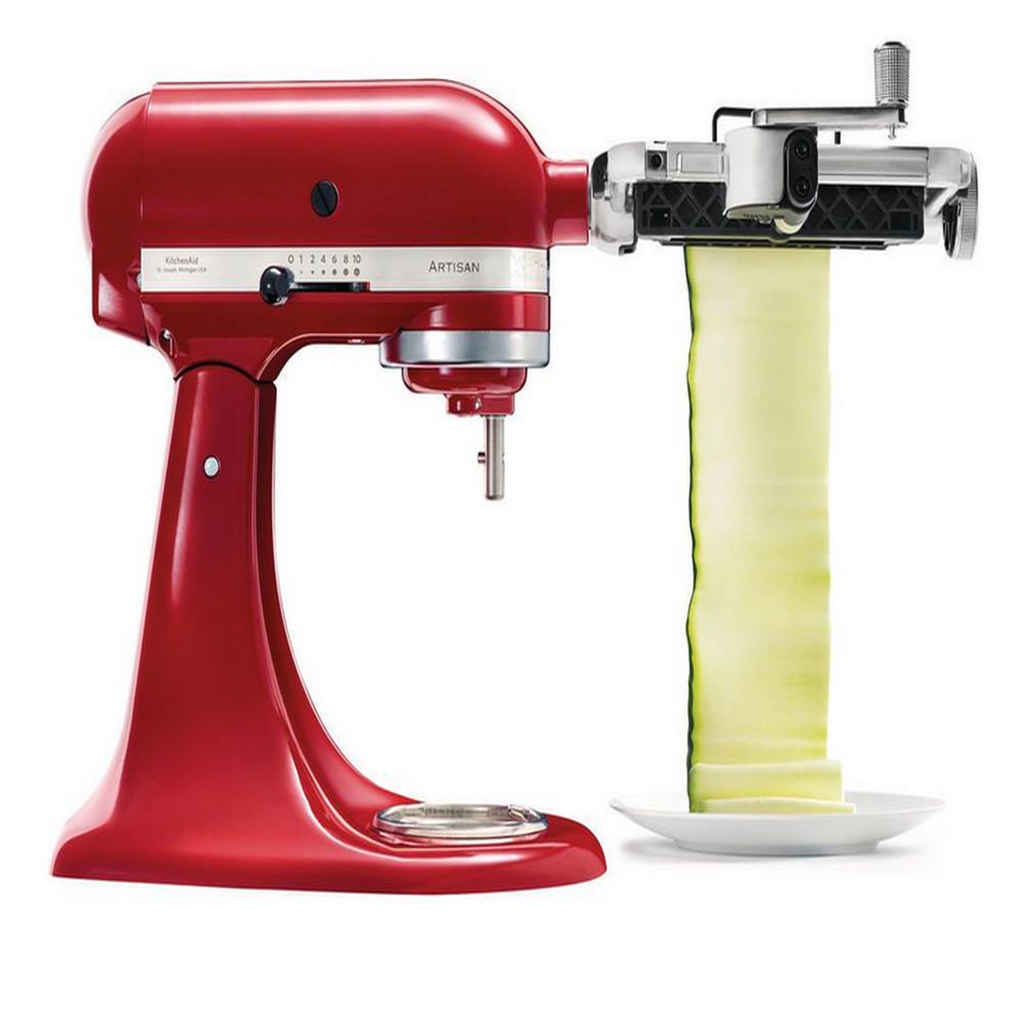 Voir la diapositive 2 : KitchenAid Coupe lanières de fruits et légumes pour robot - 5ksmsca