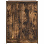 Voir la diapositive 6 : VIDAXL Armoire à chaussures chêne fumé 57x34x76 cm bois d ingénierie