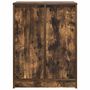 Voir la diapositive 6 : VIDAXL Armoire à chaussures chêne fumé 57x34x76 cm bois d ingénierie