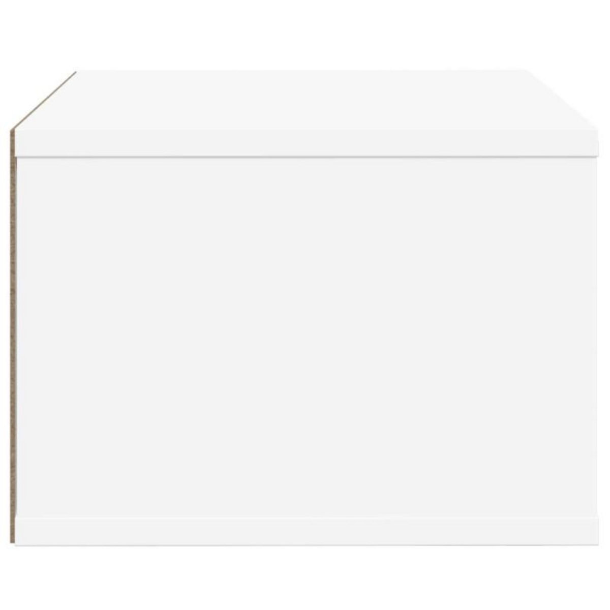VIDAXL Support d imprimante blanc 40x32x22,5 cm bois d ingénierie