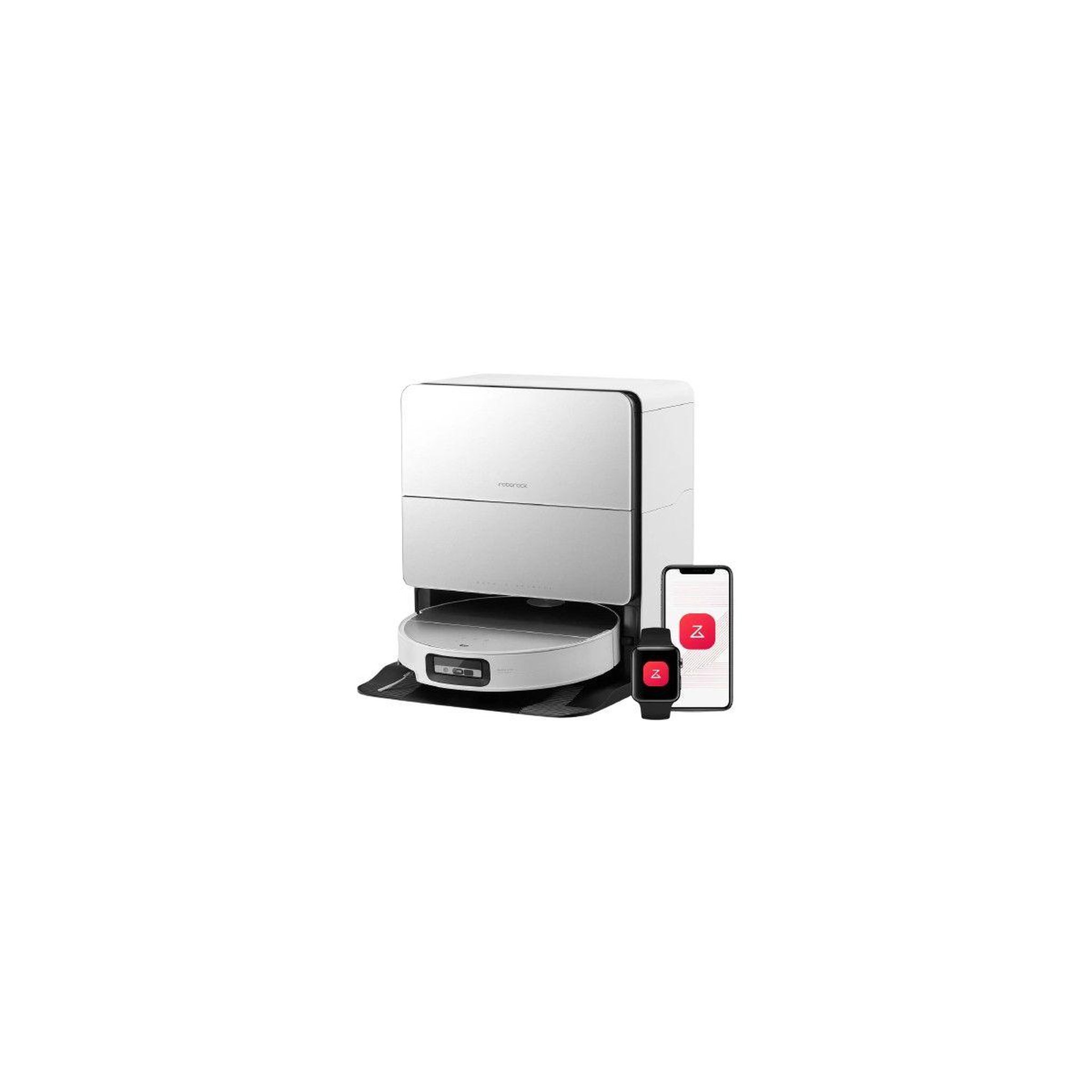 ROBOROCK Robot Aspirateur Laveur Saros 10 blanc