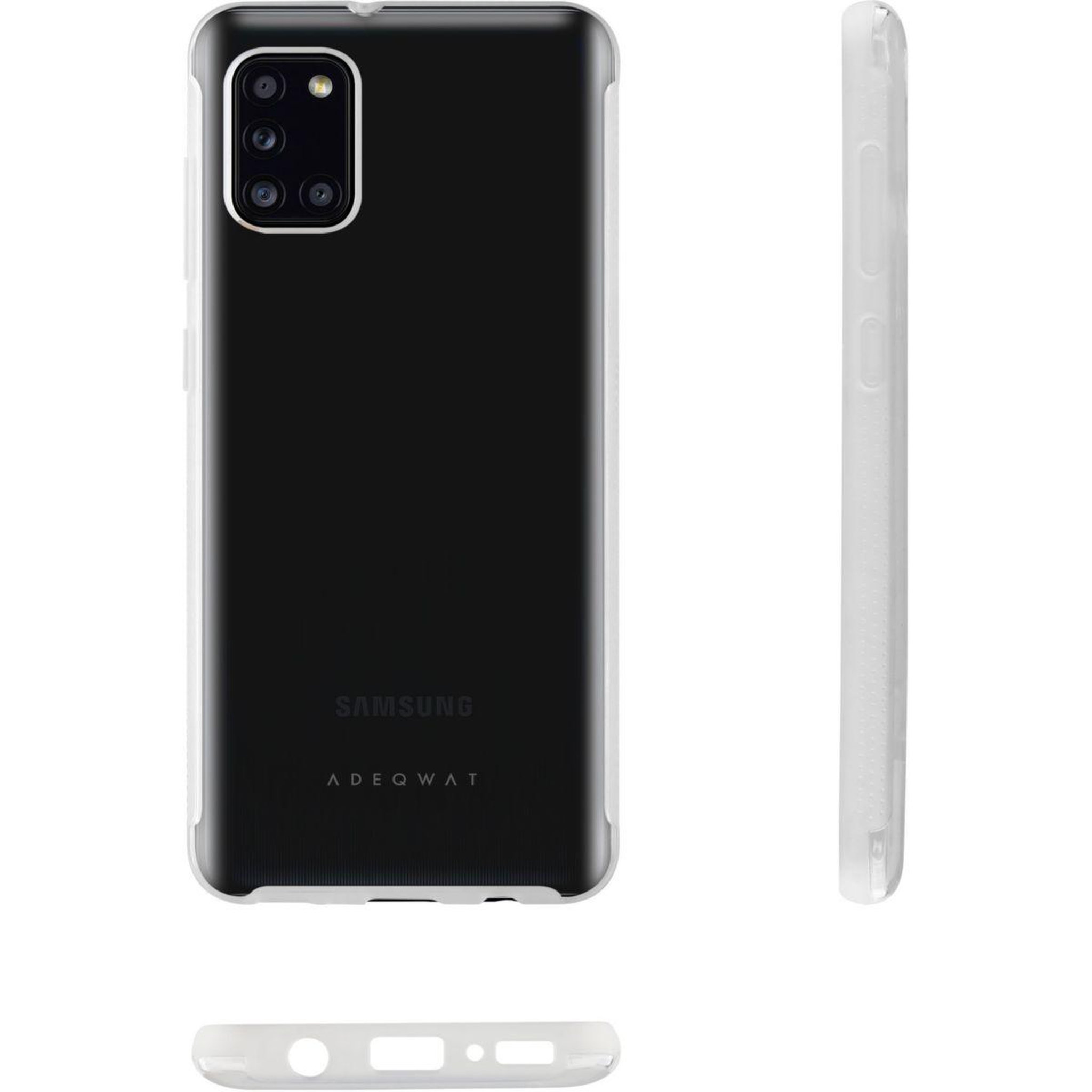 Voir la diapositive 3 : ADEQWAT Coque Samsung A31 Antichoc transparent